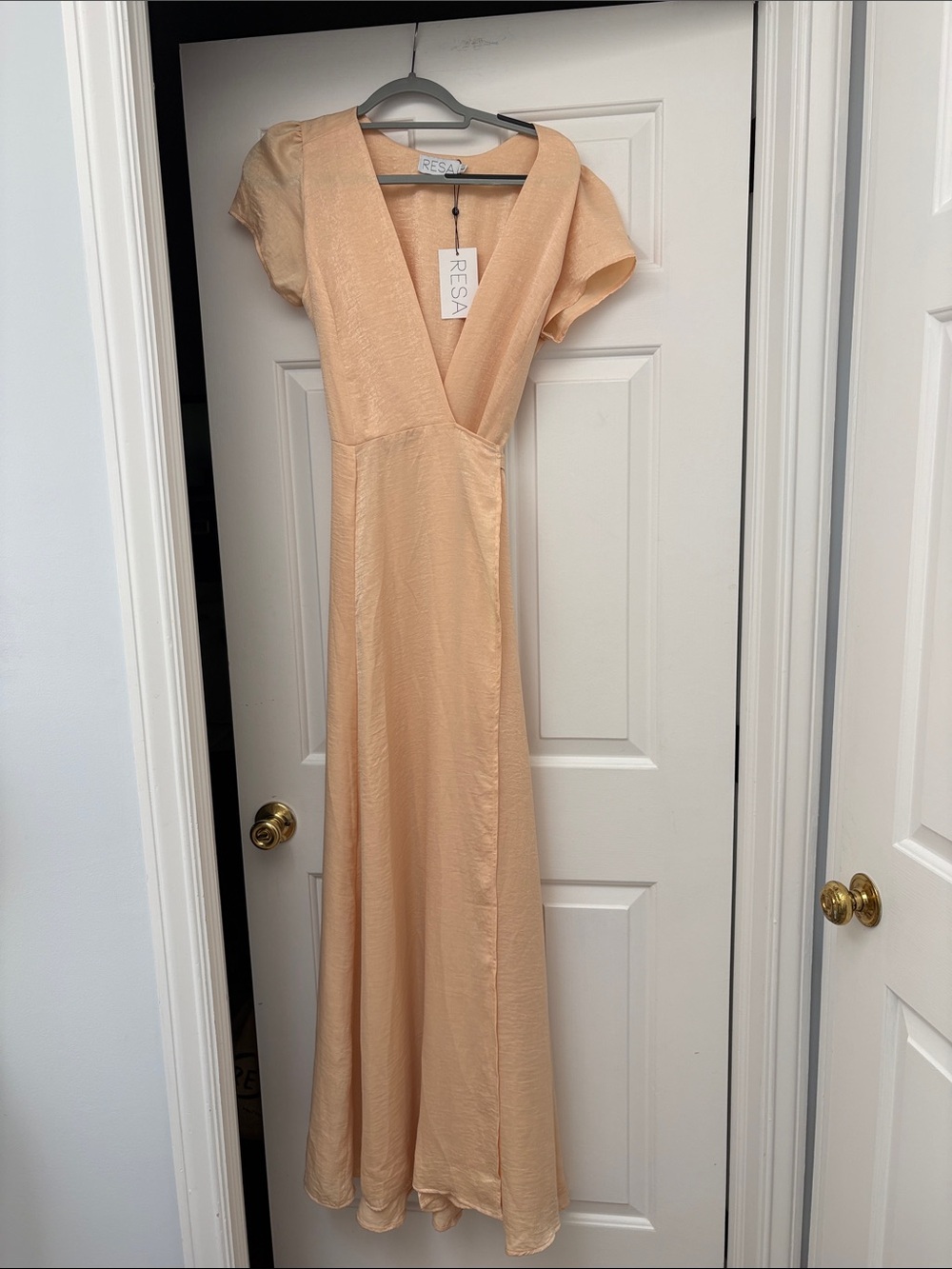 Resa "Lindsay" Maxi Wrap dress size Large